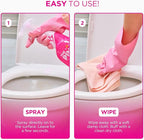 Stardrops - The Pink Stuff Miracle Bathroom Foam Cleaner, 30 fl oz – Now 20% More! Powerful Foaming Action for Showers, Sinks, Tubs & Tiles – Removes Soap Scum, Limescale & Grime with Ease (Pack of 3)