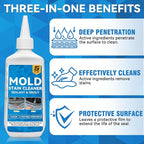 HomeMold Stain Remover Gel, Effective Washing Machine Cleaner for Front Load Washer, All-Purpose Cleaning Gel for Penetrating for Bathroom, Shower and Bathtub Tile Grout