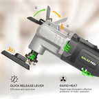 GALAX PRO Power Oscillating Tool, Cordless Oscillating Multi Tool 20V Lithium Ion with 2.0Ah Battery and Charger, 3pcs Blade and 10pcs Sanding Papers for Sanding, Grinding