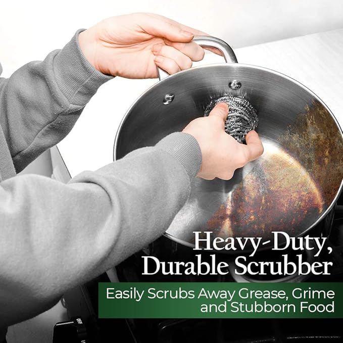 Stanley Home Products Stainless Steel Kitchen Scouring Cleaners (6 Cleaners Included)