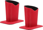 BESPORTBLE Red Oxford Cloth Eyeglasses Holder Stand for Desk and Nightstand Stable Upright Support Glasses Organizer for Home and Office Protective Display for Sunglasses and Eyewear