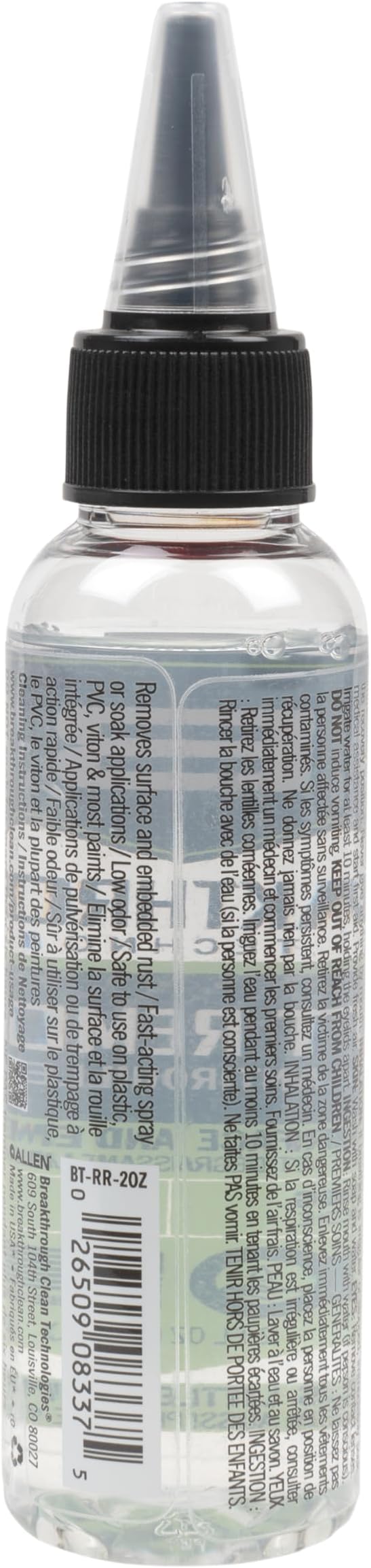 BCT-RUST REMOVER-2OZ PUMP SPRAY BOTTLE