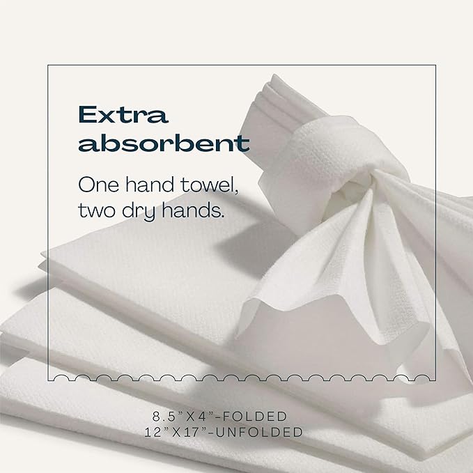 400-Pack Disposable Guest Towel Paper Napkin - Disposable Cloth-Like Guest Towels - Soft And Absorbent Tissue Paper For Kitchen, Bathroom, Party, Wedding, Or Event