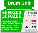 56F0Z00 56F0Z0E 56F0ZA0 Remanufactured Imaging Unit Drum Unit Compatible with Lexmark MS321 MS421 MS521 MS621 MS622 MX321 MX421 MX521 MX522 MX622 Printer (56F0Z00-1Pack)