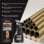 2PCS 120ML Brass Copper Polish,Instant Brass Copper Cleaner Tarnish Remover,Long-Lasting Shine,Metal Polishing Cleaner Cream