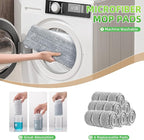 Mop and Bucket Set: 360° Flat Squeeze Mop with Long Handle & Wringer Bucket, 6 Washable Microfiber Pads for Kitchen, Bathroom, Wall Cleaning, Wet Dry Use, Lovely Gift for Women