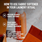 Laundry Sauce - 02 Sets of Luxury Scented Laundry Fabric Softener Bundle (Australian Sandalwood and Italian Bergamot), Premium Laundry Fabric Softener with High-End, Sophisticated Fragrances