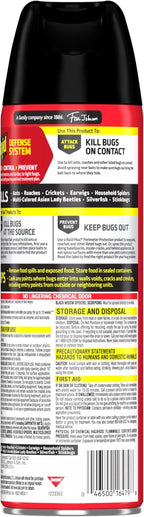 Raid Ant & Roach Killer Spray For Listed Bugs, Keeps Killing for Weeks, Lemon Scent, 17.5 oz