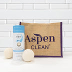 AspenClean | Wool Dryer Balls | 100% Pure New Zealand Wool | Reusable Natural Fabric Softener Alternative | Reduces Drying Time & Static | Pack of 3