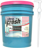Ultra Fresh Platinum 5 Gallon Spring Fresh Scented Fabric Softener Liquid with Pump for Easy Dispensing for Up to 640 Laundry Loads (5 Pack)