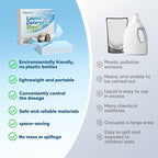 Laundry Detergent Sheets 300 Loads Diesetsr Laundry Sheet ECO-friendly Travel Plastic-Free Washing Detergent Soap Sheets,Fragrance-Free