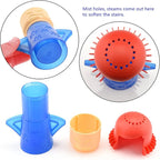 Angry Mum Microwave Oven Cleaner for Kitchen Office, Microwave Cleaner Angry Mom Steamer Cleaning with Vinegar and Water, Chemical Free, Steams From Head (Blue)