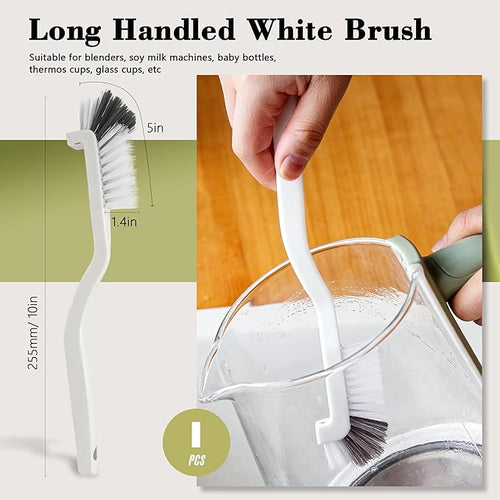 15Pcs Crevice Cleaning Brush Set Hard Bristle Scrub Brushes Tools Groove Gap Cleaning Brush for Housekeeping Bathroom Corners Window Track Kitchen Toilet Cup Faucet