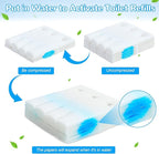 36 Refills Disposable Toilet Bowl Paper Bulk Toilet Fresh Flushable Refills for Bathroom Toilet Brush Accessories Supplies Starter Kit