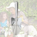 Garden Shovel Hand Trowel, Stainless Steel Gardening Hand Tools, Spade Shovel for Planting, Transplanting, Weeding, Digging