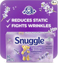 Snuggle Dryer Sheets (80 Sheets, Pack of 4, Lavender Breeze Soothing Comfort)