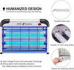 Fly Trap Indoor Bug Zapper, 2800V Powerful Flying Insect Mosquito Killer w/ 20W Blue Light Attract, Plug-in Pest Control Machine for Moth, Fruit Fly, Fungus Gnat, Garage Bug Catcher