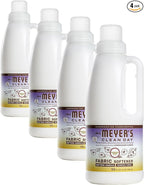 MRS. MEYER'S CLEAN DAY Liquid Fabric Softener, Infused with Essential Oils, Paraben Free, Compassion Flower (32 Loads), 32 oz (Pack of 4)