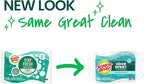 Scotch-Brite Odor Resist Heavy Duty Scrub Sponge, Dishwasher-Safe Kitchen sponges for Serious Scrubbing, Multipurpose Dish Sponge for Stuck-On Messes, 3 Scrubbing Sponges
