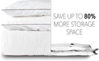 SpaceAid Vacuum Storage Bags, Space Saver Sealer Compression Bags for Comforters, Blankets, Pillows, Bedding, Clothes (Medium 3 Pack)