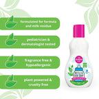 Dapple Baby Bottle Soap, Hypoallergenic Dish Soap for Baby Bottles, Powered by Plants, Travel Size, Fragrance Free, 3 Fl Oz (Pack of 2)