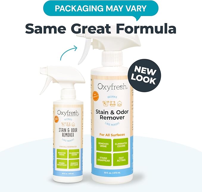 Oxyfresh Strong Carpet Stain Remover & Cleaner Spray – Advanced Pet Urine Odor Eliminator for Entire Home - Fast Acting Dog & Cat Urine Neutralizer