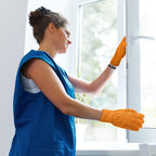 Patelai 3 Pairs Microfiber Plant Dusting Gloves Leaf Cleaning Gloves for Indoor Plants, Blinds, Furniture, House (Orange,Brown,Dark Gray,Medium)