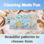 Swedish Dishcloths for Kitchen - Ecofriendly Reusable Paper Towels, Biodegradable Dish Cloths - Cellulose Sponge Dish Cloths for Washing Dishes - 8 Pack (Mediterranean)