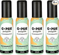 OOPSIE POOPSIE - Mediterranean Sage - Before & After You Go Toilet Spray 2oz - Portable Odor Eliminator - 4 Pack