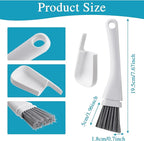 TIESOME Mini Dustpan and Brush Set, Mini Cleaning Tool Small Broom and Dustpan Mini Dust Pans with Brush Nesting Tiny Cleaning Broom Small Bristles Brush for Desktop Computer Keyboard Car Window