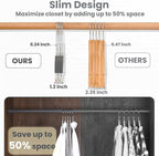 Edergoo Plastic Hangers 50 Pack, Slim Clothes Hangers Non Slip, Non-staining Space Saving Hanger, 17.1 inches Coat Hanger Heavy Duty Hanging Dry Wet Clothes, Gray