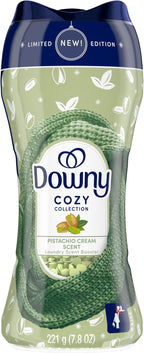 Downy Cozy Collection In-Wash Laundry Scent Booster Beads, Pistachio Cream Scent, 7.8 oz, Limited Edition Laundry Beads