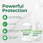 Hygea Natural Bed Bug & Lice Elimination Duo Kit- Includes Lice & Bed Bug Spray & Laundry Additive - Gentle Formula - Effective Pest Control for Home & Travel (2 Pack, 1 Gallon Each)
