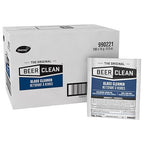 BEER CLEAN Diversey Bar Glass Cleaner, 0.5 oz Packets (100-Pack) – Concentrated Powdered Compound for Hot/Cold Water, Odorless Detergent, No Residue, Use for Manual Brush 3-Sink Systems, 990221
