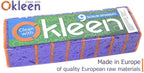 Purple and Orange Multi Use Scrub Sponges. Made in Europe. 18 Pack, 4.3x2.8x1.4 inches. Heavy Duty & Non Scratch Fiber. Odorless, Durable, Delicate, Rinse Clean Violet Scrubber