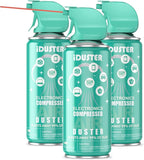 iDuster Compressed Canned Air Duster for Computer - Disposable Electronic Keyboard Cleaner for Cleaning Duster, 3PCS(3.5oz)