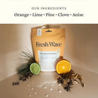 Fresh Wave Orange Odor Eliminating & Deodorizing Packs - Bag of 6 & Fresh Pod Case