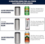 YETI Rambler 12 oz. Colster Slim Can Insulator for the Slim Hard Seltzer Cans, Sharptail Taupe