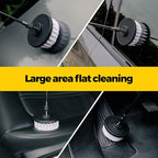 Holikme 40 Piece Drill Brush Attachment Set Scrub Pads Scouring Pads Power Scrubber Brush with Extend Long Attachment All Purpose Clean for Car Detailing，Grout, Tiles, Bathroom, Kitchen