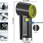 Svinkal Compressed air Duster Electric, Computer air Blower Gun, air Blower for Computer Keyboard, Cordless air Duster, for Cleaning Camera Toys Greenery Computer Keyboard, etc（Brushless Motor）