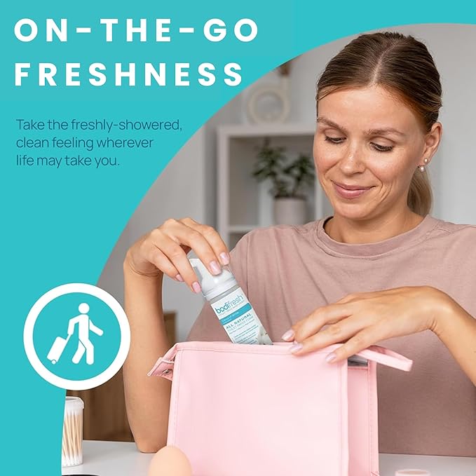 Toilet Paper Foam, Liquid Wet Wipe | Plant-Based, Eco Friendly Flushable Wet Wipe Alternative with Aloe & Vitamin E (1.7 Fl Oz (Pack of 6), Unscented)