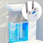 moonoom 2Pcs Toilet Tank Cleaning Tablet Holder,3.7'' x 2.9'' x 0.7'' Toilet Tank Bleach Tablet Bracket, Hanging Toilets Bowl Cleaner Carrier for Preventing Dissolved Residue From Polluting Water Tank