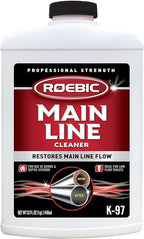 Zep Drain Defense Pipe Build-Up Remover - 64 Ounces - ZLDC648 - Professional Strength Liquid Pipe Build Up Remover,GREEN & Roebic K-97 Main Line Cleaner, Exclusive Bacteria Digests Paper, Fats