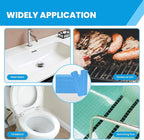 14 Pack Pumice Stone for Toilet Bowl Cleaning, Powerfully Cleans Hard Water Rings, for Cleaning Toilets, Bathtubs, Grills, Swimming Pools, Sinks(Blue)