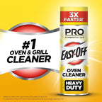 Easy-Off Professional Oven & Grill Cleaner, Removes Tough Burnt on Food and Grease, Lemon Scent, 24 Oz Can