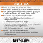 Rust-Oleum Rust Dissolver Soak & Bath | Heavy-Duty Corrosion Remover for Metal Tools, Cars, Bikes, Grills, Bolts, Firearms & More | Gallon