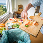 AYOTEE Small Trash Bags 2.6 Gallon Compostable Trash Bags Bathroom Wastebasket Can Liners, 125 Count Mini Compost Bags for Kitchen Bathroom Office Fit 10 Liter, Green