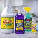 Sparkle Ammonia-Free Glass Cleaner Refill, Heavy Duty Streak-Free Window & Mirror Cleaner Spray, Original Formula, 2L Bottle (Pack of 2)