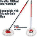 2 Pack Mop Replace Head Compatible with Ocedar Easy Wring Spin Mop, Microfiber Mop Refill Spin Mop Replacement, Deep Cleaning Machine Washable and Easy-to-Replace