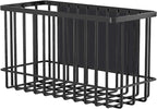 Buyyyit Laundry Room Organization & Storage Magnetic Basket Shelf Dryer Ball Lint Bin File Holder Container for Fridge & Washer